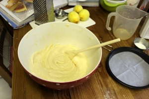 Lemon drizzle cake recipe (Great British Bake Off w/ alterations).